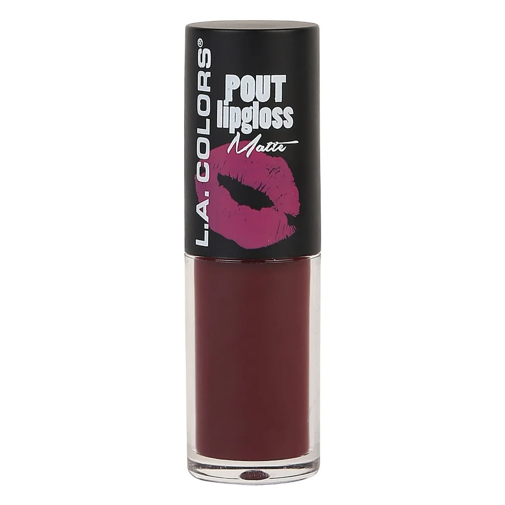 LA Colors Pout Lip Gloss Matte - Kiss & Tell